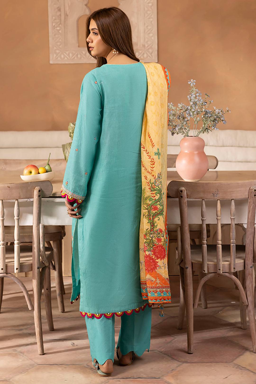 Zellbury | Unstitched 3 Piece Lawn | Embroidered Shirt Shalwar Dupatta - 1146 by Maria Faisal - Registered Vendor of : Zellbury Women - type : Signature Unstitched - 100% original wedding dresses