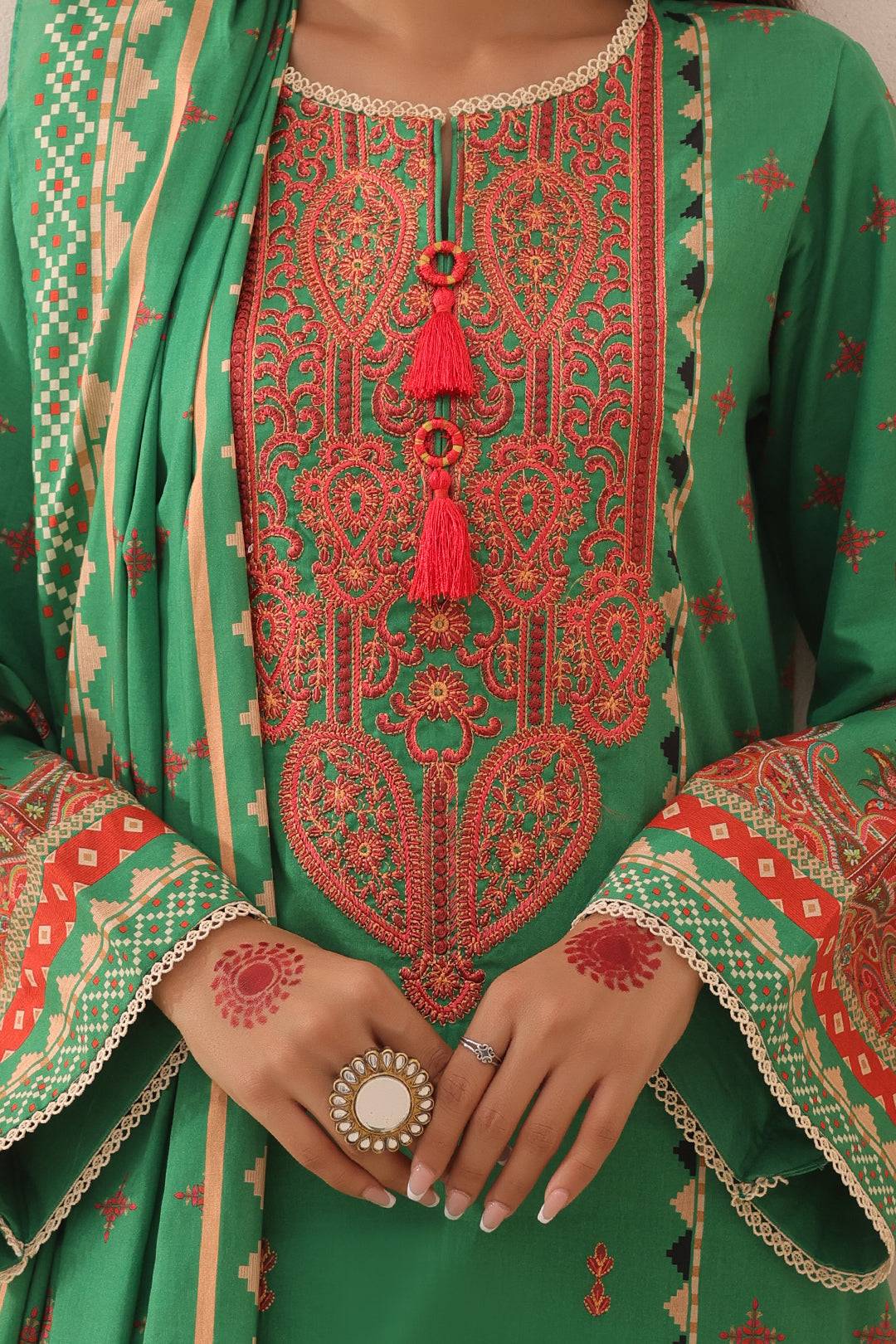 Zellbury | Unstitched 3 Piece Lawn | Embroidered Shirt Shalwar Dupatta - 1247 by Maria Faisal - Registered Vendor of : Zellbury Women - type : Essential Unstitched - 100% original wedding dresses