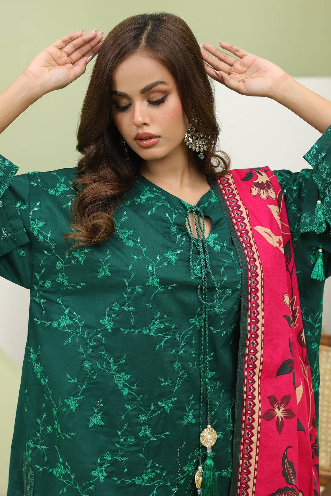 Zellbury | Unstitched 3 Piece Lawn | Embroidered Shirt Shalwar Dupatta - 1264 by Maria Faisal - Registered Vendor of : Zellbury Women - type : Signature Unstitched - 100% original wedding dresses