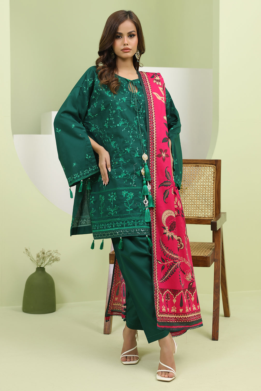 Zellbury | Unstitched 3 Piece Lawn | Embroidered Shirt Shalwar Dupatta - 1264 by Maria Faisal - Registered Vendor of : Zellbury Women - type : Signature Unstitched - 100% original wedding dresses