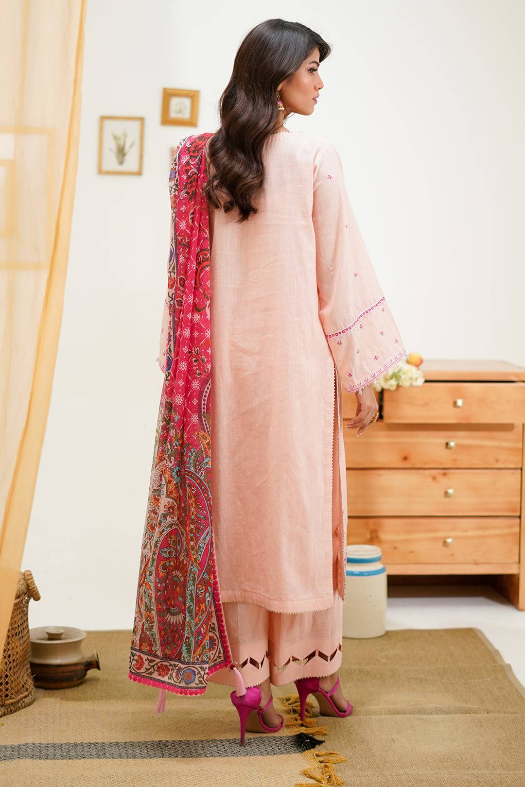 Zellbury | Unstitched 3 Piece Lawn | Embroidered Shirt Shalwar Dupatta - 1267 by Maria Faisal - Registered Vendor of : Zellbury Women - type : Signature Unstitched - 100% original wedding dresses