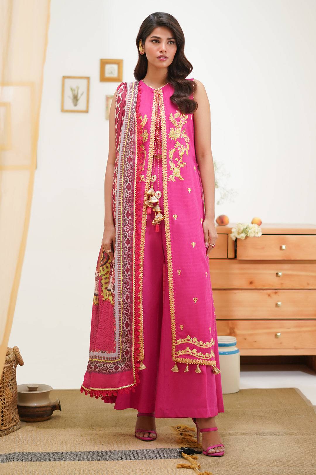 Zellbury | Unstitched 3 Piece Lawn | Embroidered Shirt Shalwar Dupatta - 1270 by Maria Faisal - Registered Vendor of : Zellbury Women - type : Signature Unstitched - 100% original wedding dresses
