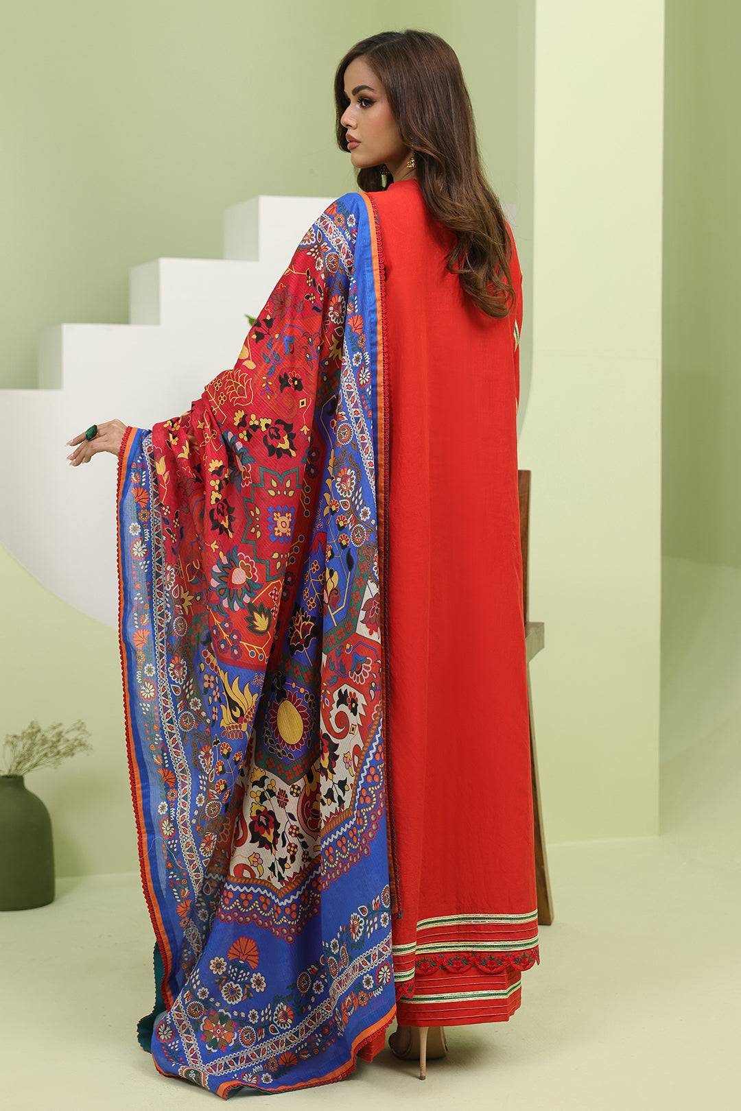 Zellbury | Unstitched 3 Piece Lawn | Embroidered Shirt Shalwar Dupatta - 1271 by Maria Faisal - Registered Vendor of : Zellbury Women - type : Signature Unstitched - 100% original wedding dresses