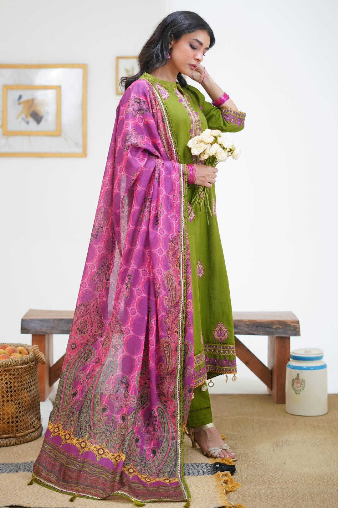 Zellbury | Unstitched 3 Piece Lawn | Embroidered Shirt Shalwar Dupatta - 1273 by Maria Faisal - Registered Vendor of : Zellbury Women - type : Signature Unstitched - 100% original wedding dresses