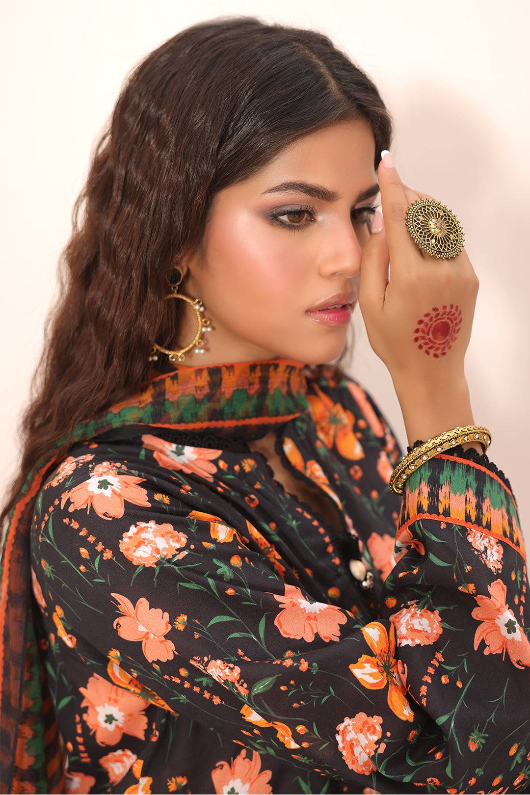 Zellbury | Unstitched 2 Piece Lawn | Shirt Dupatta - 1302 by Maria Faisal - Registered Vendor of : Zellbury Women - type : Essential Unstitched - 100% original wedding dresses