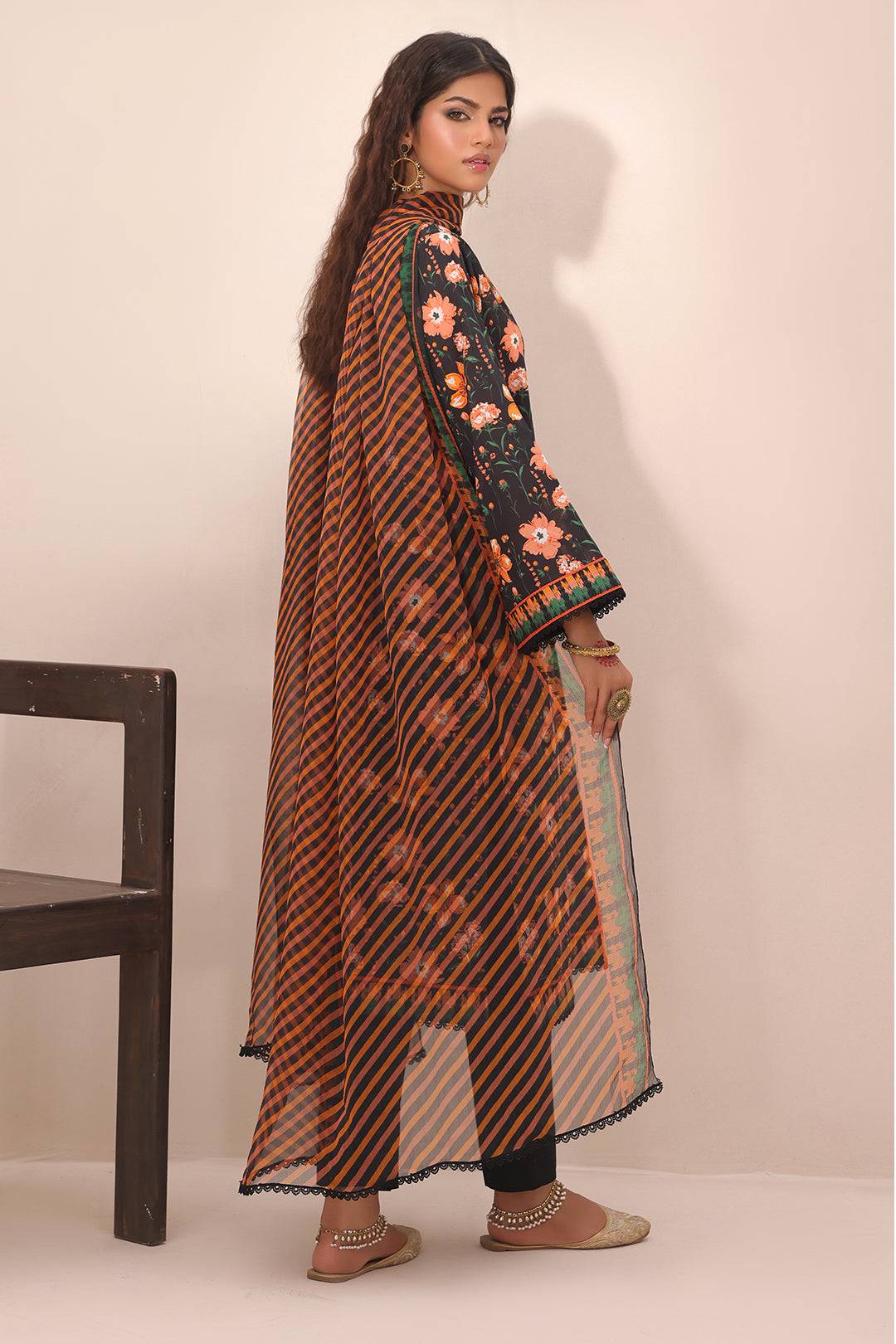 Zellbury | Unstitched 2 Piece Lawn | Shirt Dupatta - 1302 by Maria Faisal - Registered Vendor of : Zellbury Women - type : Essential Unstitched - 100% original wedding dresses