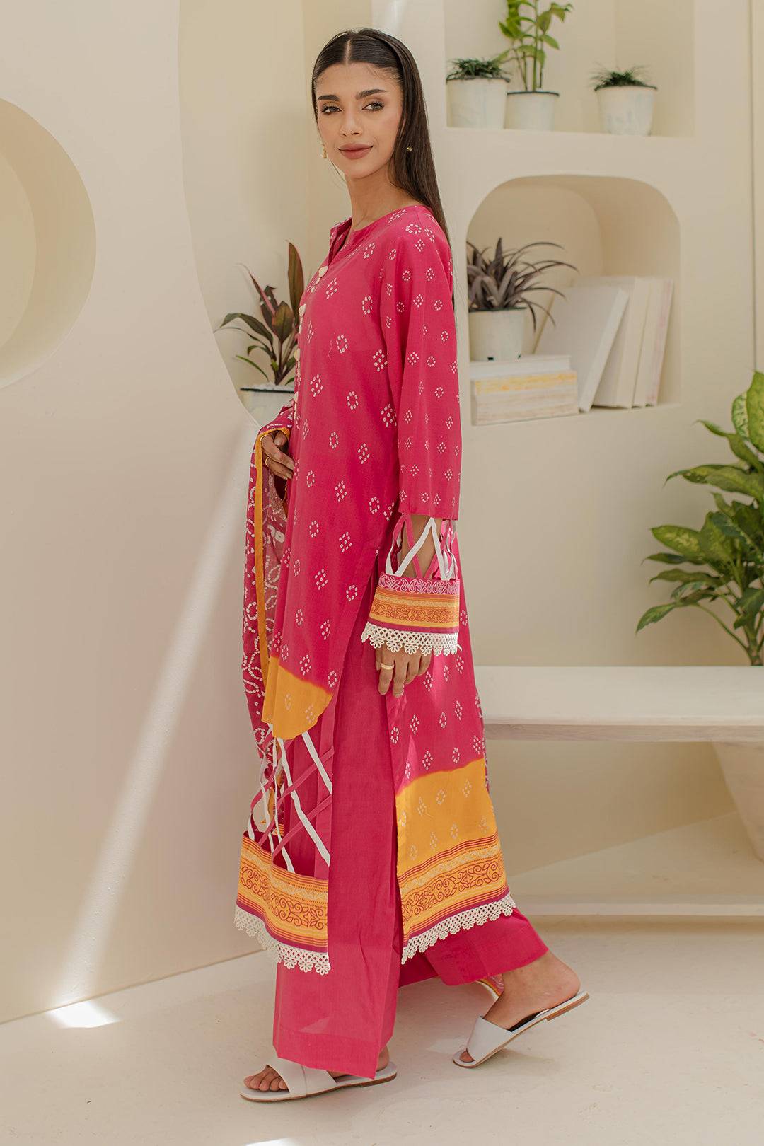 Zellbury | Unstitched 3 Piece Lawn | Shirt Shalwar Dupatta - 1210 by Maria Faisal - Registered Vendor of : Zellbury Women - type : Essential Unstitched - 100% original wedding dresses