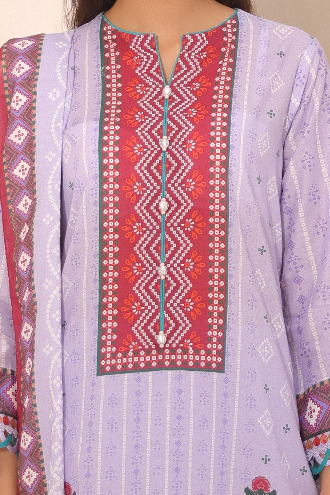 Zellbury | Unstitched 3 Piece Lawn | Shirt Shalwar Dupatta - 1213 by Maria Faisal - Registered Vendor of : Zellbury Women - type : Essential Unstitched - 100% original wedding dresses