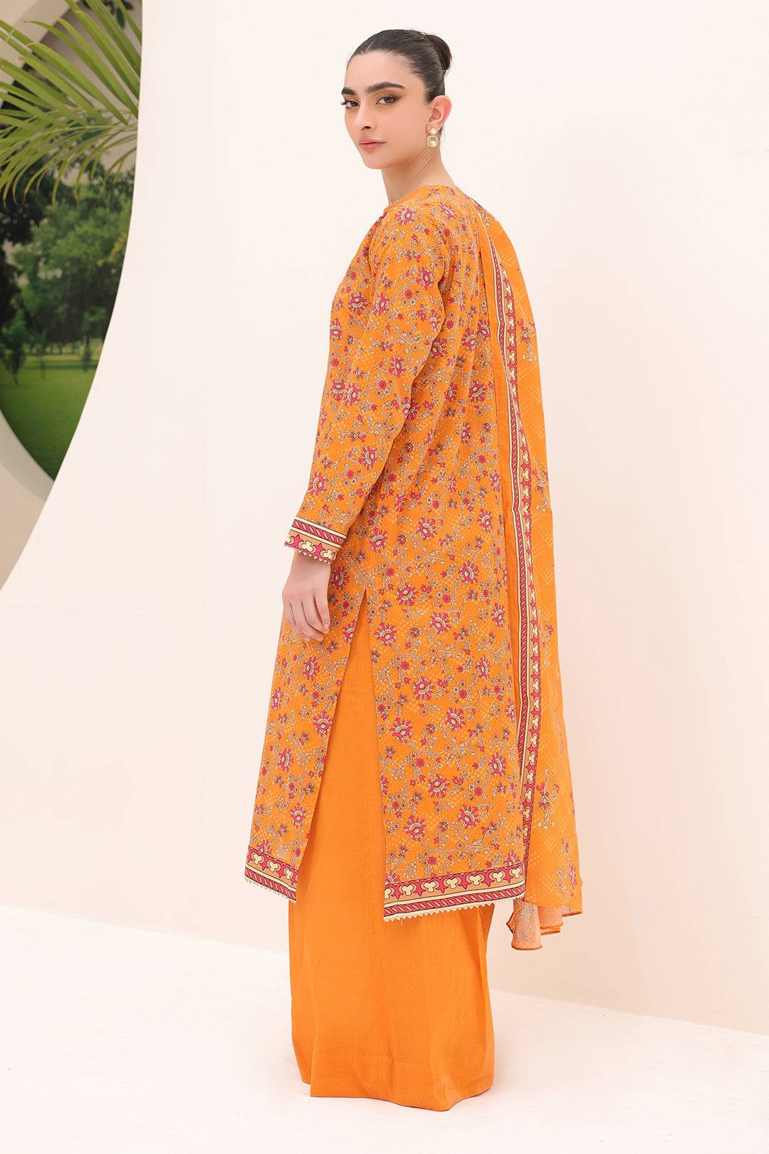 Zellbury | Unstitched 3 Piece Lawn | Shirt Shalwar Dupatta - 1226 by Maria Faisal - Registered Vendor of : Zellbury Women - type : Essential Unstitched - 100% original wedding dresses