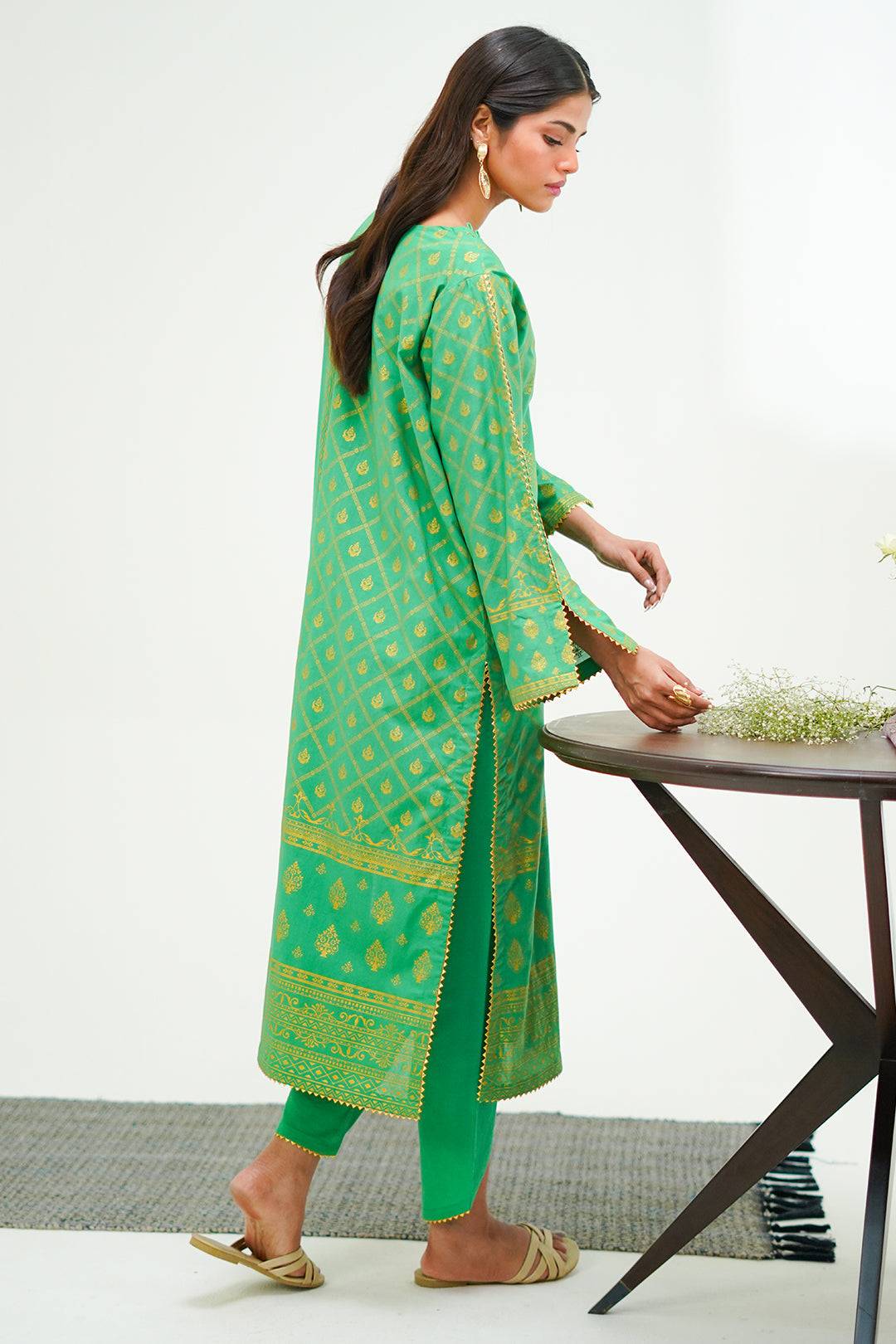 Zellbury | Unstitched 3 Piece Lawn | Shirt Shalwar Dupatta - 1237 by Maria Faisal - Registered Vendor of : Zellbury Women - type : Essential Unstitched - 100% original wedding dresses