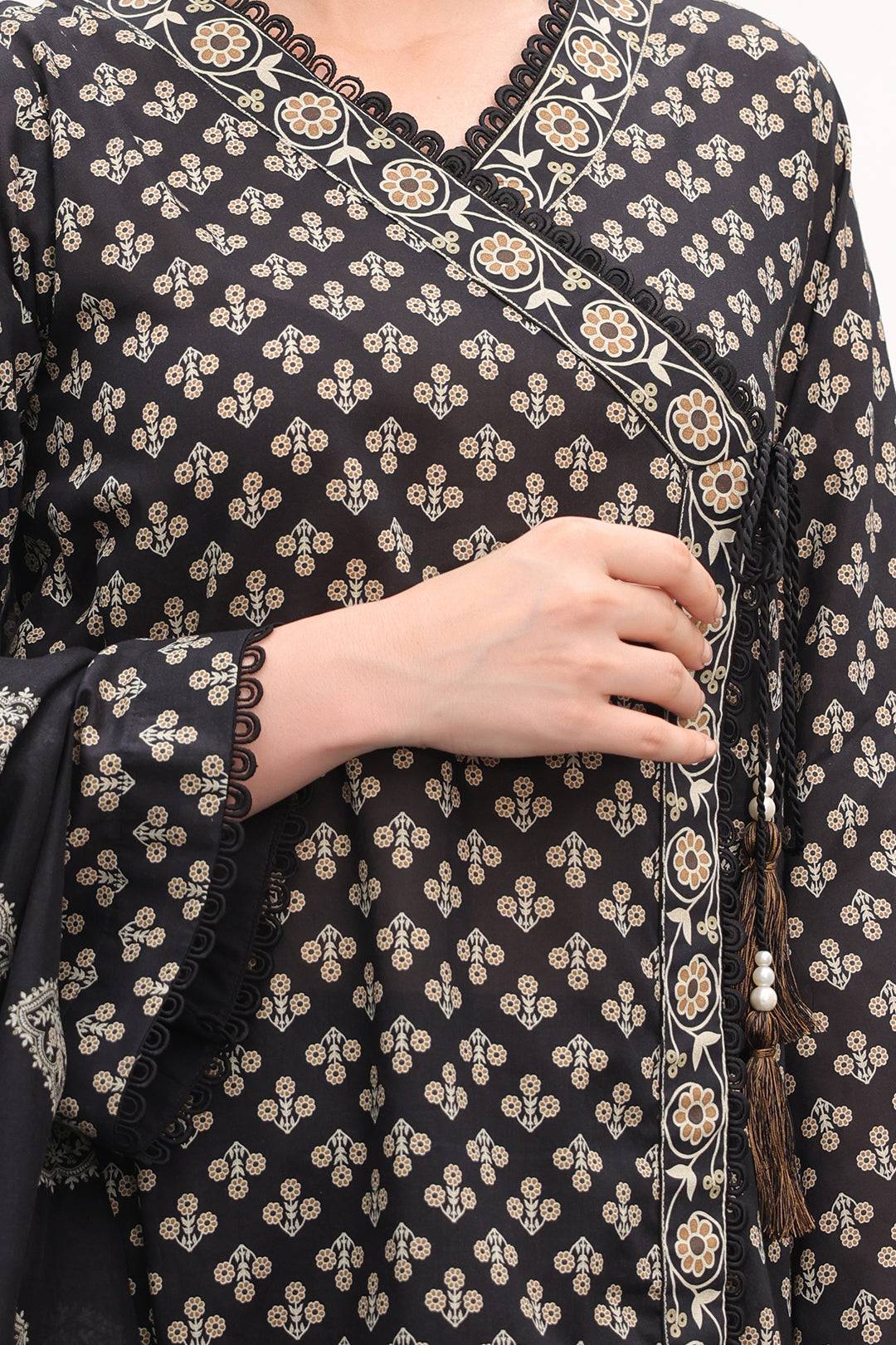 Zellbury | Unstitched 3 Piece Lawn | Shirt Shalwar Dupatta - 1507 by Maria Faisal - Registered Vendor of : Zellbury Women - type : Essential Unstitched - 100% original wedding dresses