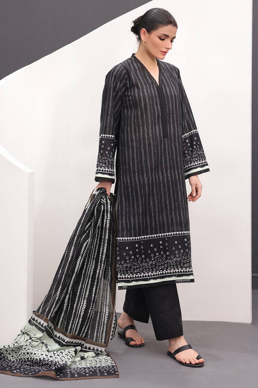 Zellbury | Unstitched 3 Piece Lawn | Shirt Shalwar Dupatta - 1509 by Maria Faisal - Registered Vendor of : Zellbury Women - type : Essential Unstitched - 100% original wedding dresses