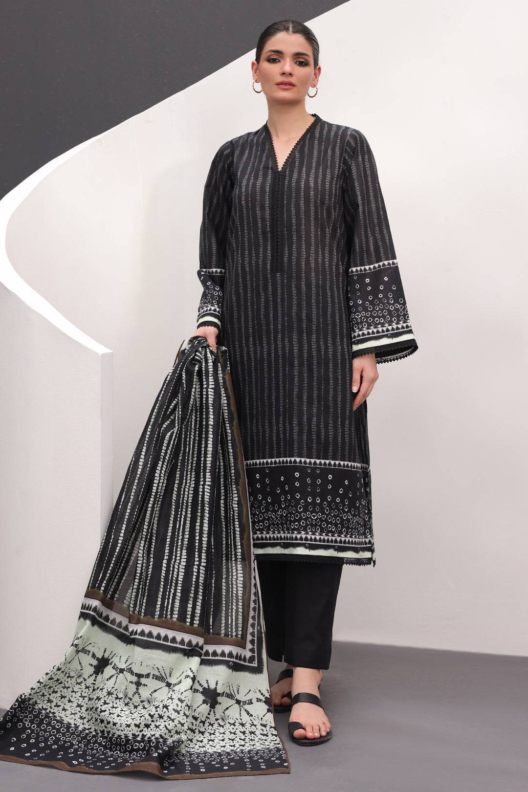 Zellbury | Unstitched 3 Piece Lawn | Shirt Shalwar Dupatta - 1509 by Maria Faisal - Registered Vendor of : Zellbury Women - type : Essential Unstitched - 100% original wedding dresses