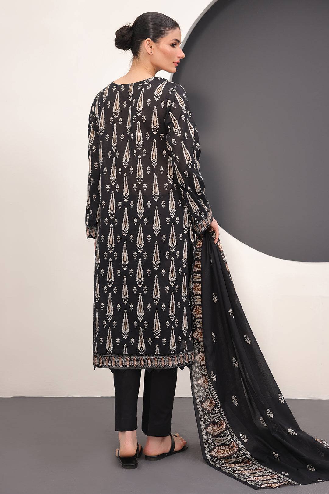 Zellbury | Unstitched 3 Piece Lawn | Shirt Shalwar Dupatta - 1517 by Maria Faisal - Registered Vendor of : Zellbury Women - type : Essential Unstitched - 100% original wedding dresses