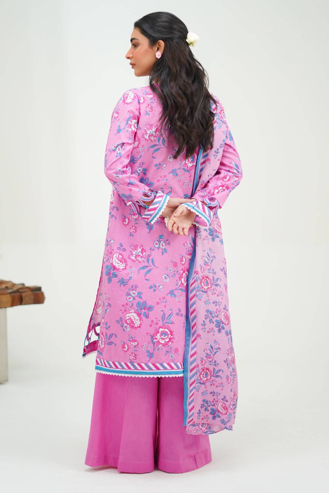 Zellbury | Unstitched 3 Piece Lawn | Shirt Shalwar Dupatta - 1569 by Maria Faisal - Registered Vendor of : Zellbury Women - type : Essential Unstitched - 100% original wedding dresses