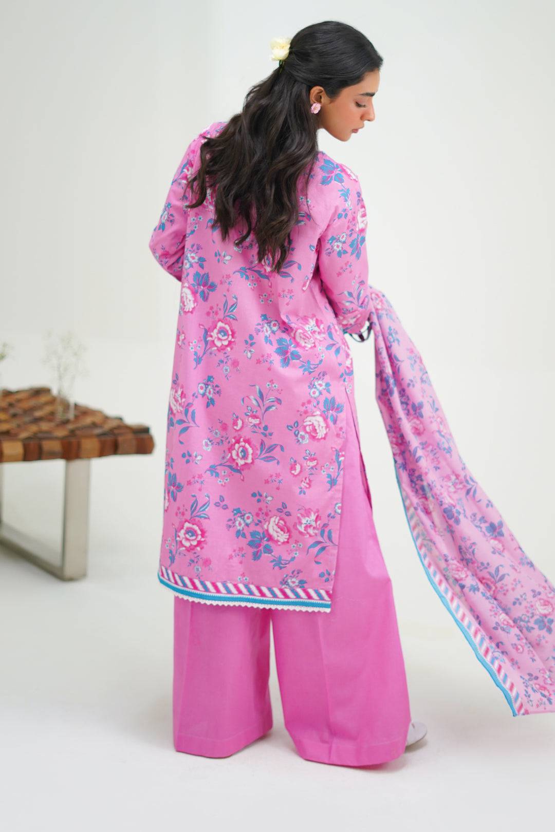 Zellbury | Unstitched 3 Piece Lawn | Shirt Shalwar Dupatta - 1569 by Maria Faisal - Registered Vendor of : Zellbury Women - type : Essential Unstitched - 100% original wedding dresses