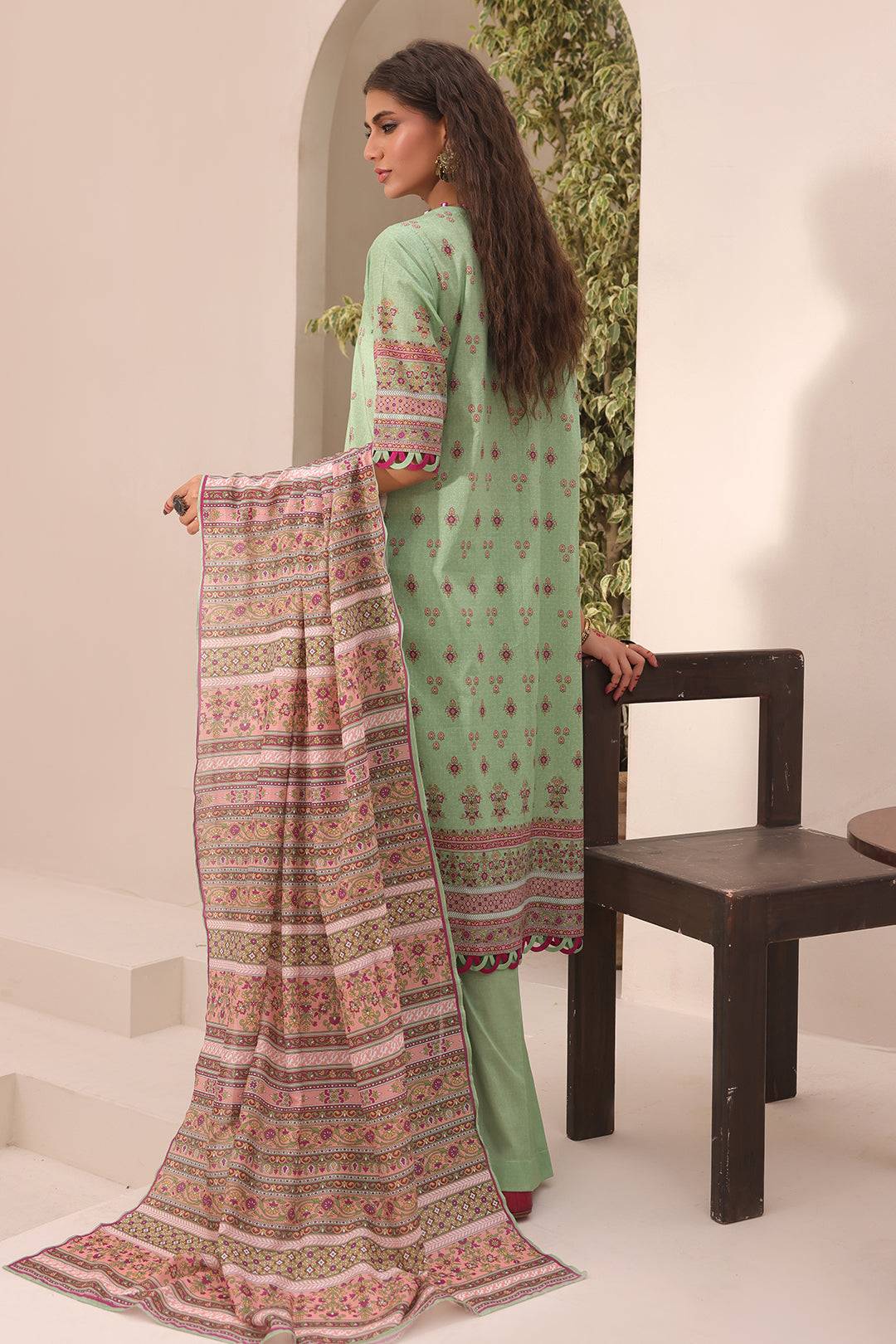 Zellbury | Unstitched 3 Piece Lawn | Shirt Shalwar Dupatta - 1669 by Maria Faisal - Registered Vendor of : Zellbury Women - type : Essential Unstitched - 100% original wedding dresses