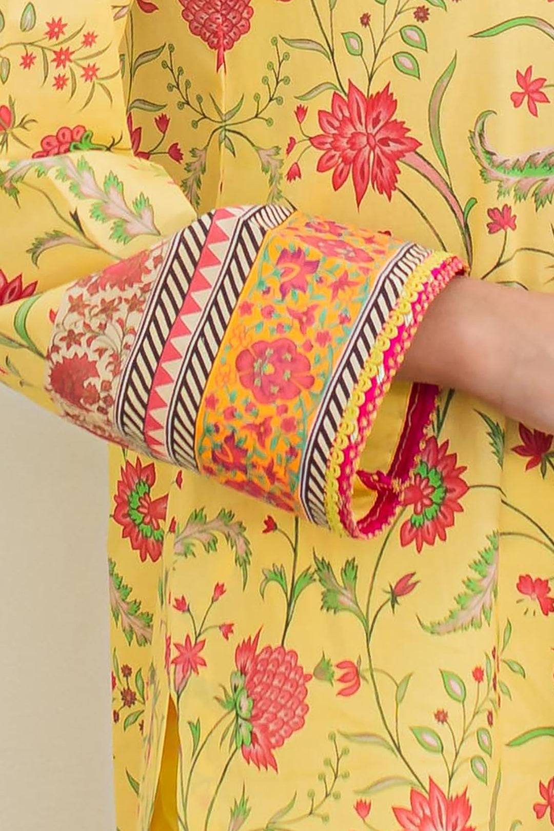 Zellbury | Unstitched 3 Piece Lawn | Shirt Shalwar Dupatta - 1675 by Maria Faisal - Registered Vendor of : Zellbury Women - type : Essential Unstitched - 100% original wedding dresses
