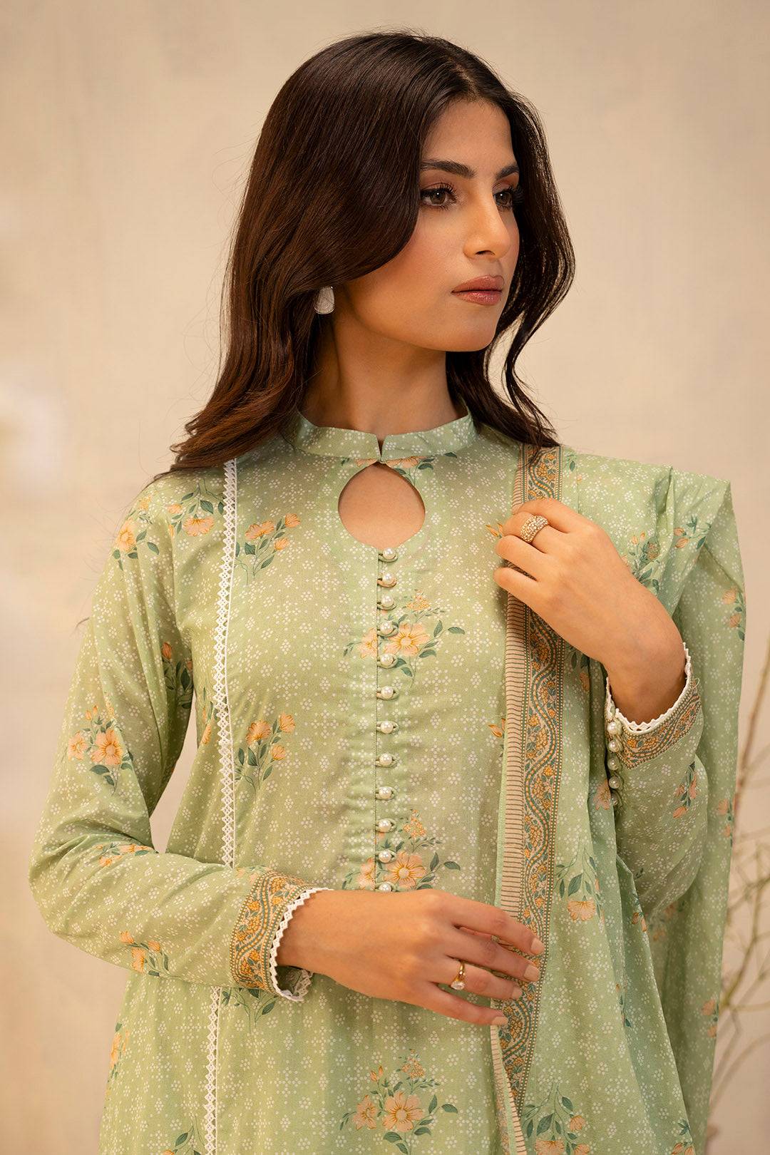 Zellbury | Unstitched 3 Piece Lawn | Shirt Shalwar Dupatta - 0025 by Maria Faisal - Registered Vendor of : Zellbury Women - type : Essential Unstitched - 100% original wedding dresses