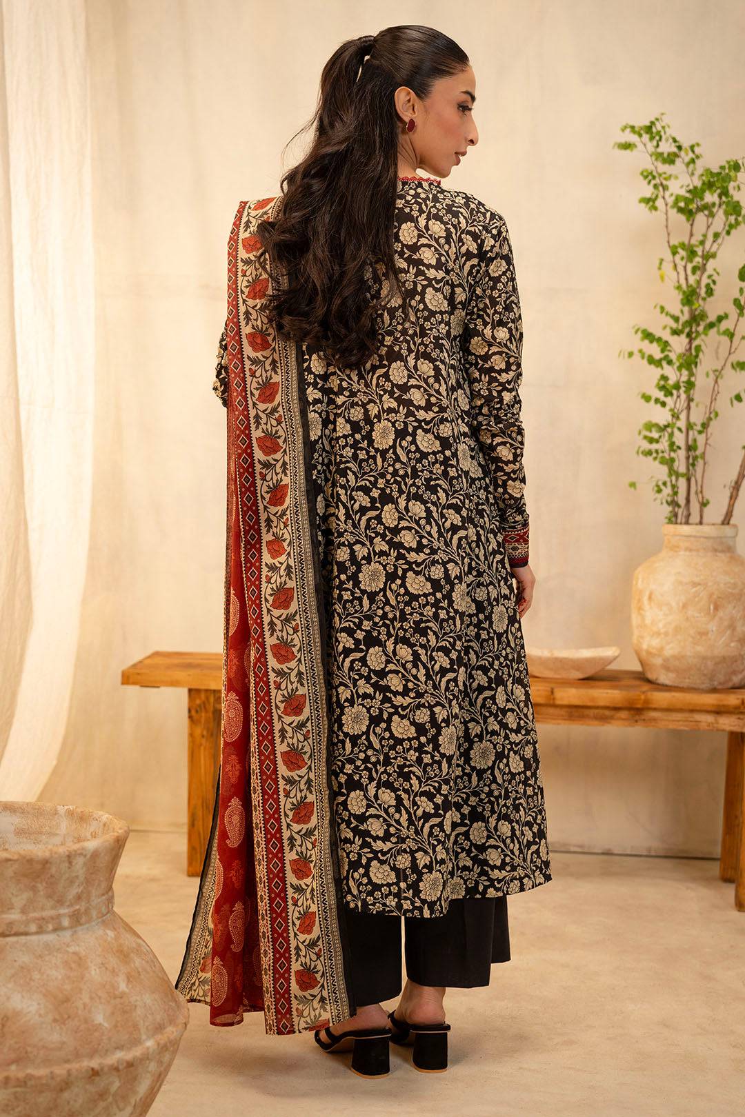 Zellbury | Unstitched 3 Piece Lawn | Shirt Shalwar Dupatta - 0030 by Maria Faisal - Registered Vendor of : Zellbury Women - type : Essential Unstitched - 100% original wedding dresses