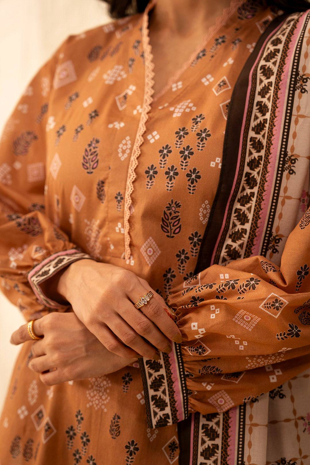 Zellbury | Unstitched 3 Piece Lawn | Shirt Shalwar Dupatta - 0047 by Maria Faisal - Registered Vendor of : Zellbury Women - type : Essential Unstitched - 100% original wedding dresses