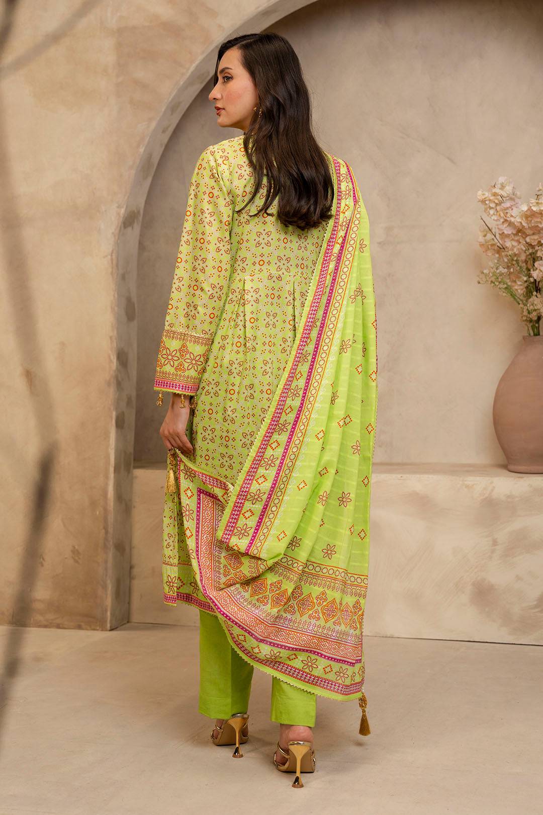 Zellbury | Unstitched 3 Piece Lawn | Shirt Shalwar Dupatta - 0121 by Maria Faisal - Registered Vendor of : Zellbury Women - type : Essential Unstitched - 100% original wedding dresses