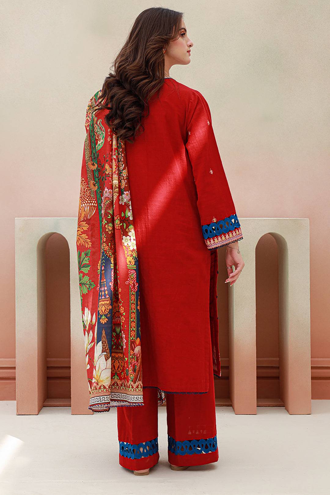 Zellbury | Unstitched 3 Piece Khaddar | Embroidered Shirt Shalwar Dupatta - 0848 by Maria Faisal - Registered Vendor of : Zellbury Women - type : Signature Unstitched - 100% original wedding dresses