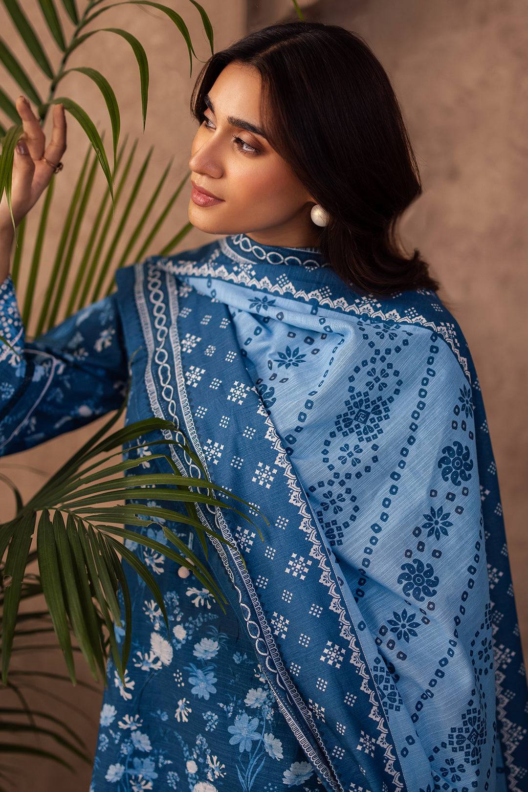 Zellbury | Unstitched 3 Piece Khaddar | Embroidered Shirt Shalwar Dupatta - 0226 by Maria Faisal - Registered Vendor of : Zellbury Women - type : Essential Unstitched - 100% original wedding dresses