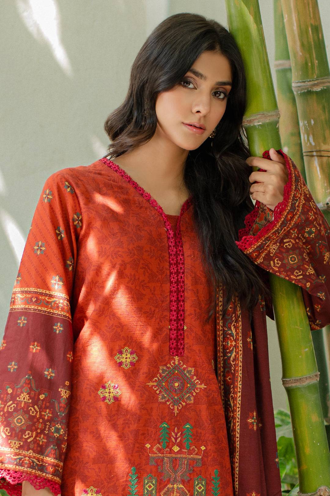 Zellbury | Unstitched 3 Piece Khaddar | Embroidered Shirt Shalwar Dupatta - 0233 by Maria Faisal - Registered Vendor of : Zellbury Women - type : Essential Unstitched - 100% original wedding dresses