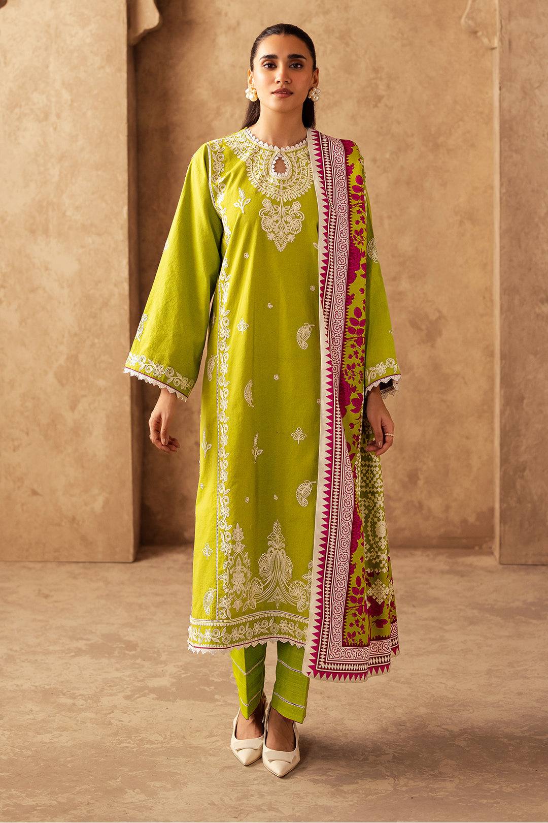 Zellbury | Unstitched 3 Piece Khaddar | Embroidered Shirt Shalwar Shawl - 0316 by Maria Faisal - Registered Vendor of : Zellbury Women - type : Essential Unstitched - 100% original wedding dresses