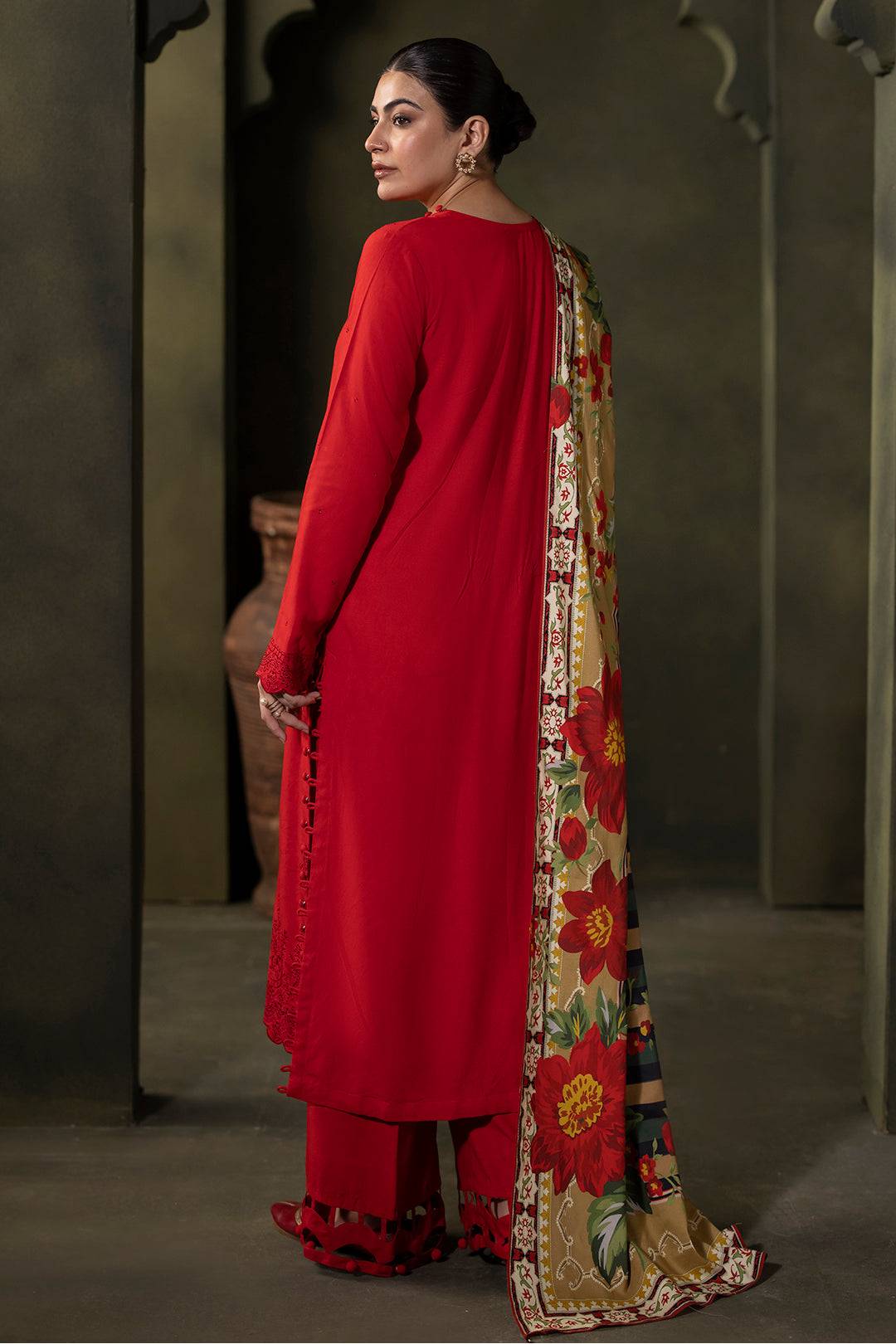 Zellbury | Unstitched 3 Piece Viscose | Embroidered Shirt Shalwar Dupatta - 0324 by Maria Faisal - Registered Vendor of : Zellbury Women - type : Signature Unstitched - 100% original wedding dresses