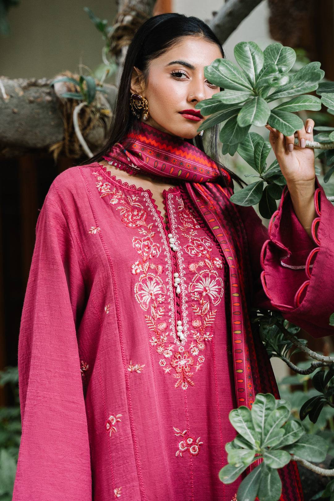 Zellbury | Unstitched 3 Piece Khaddar | Embroidered Shirt Shalwar Dupatta - 0328 by Maria Faisal - Registered Vendor of : Zellbury Women - type : Signature Unstitched - 100% original wedding dresses
