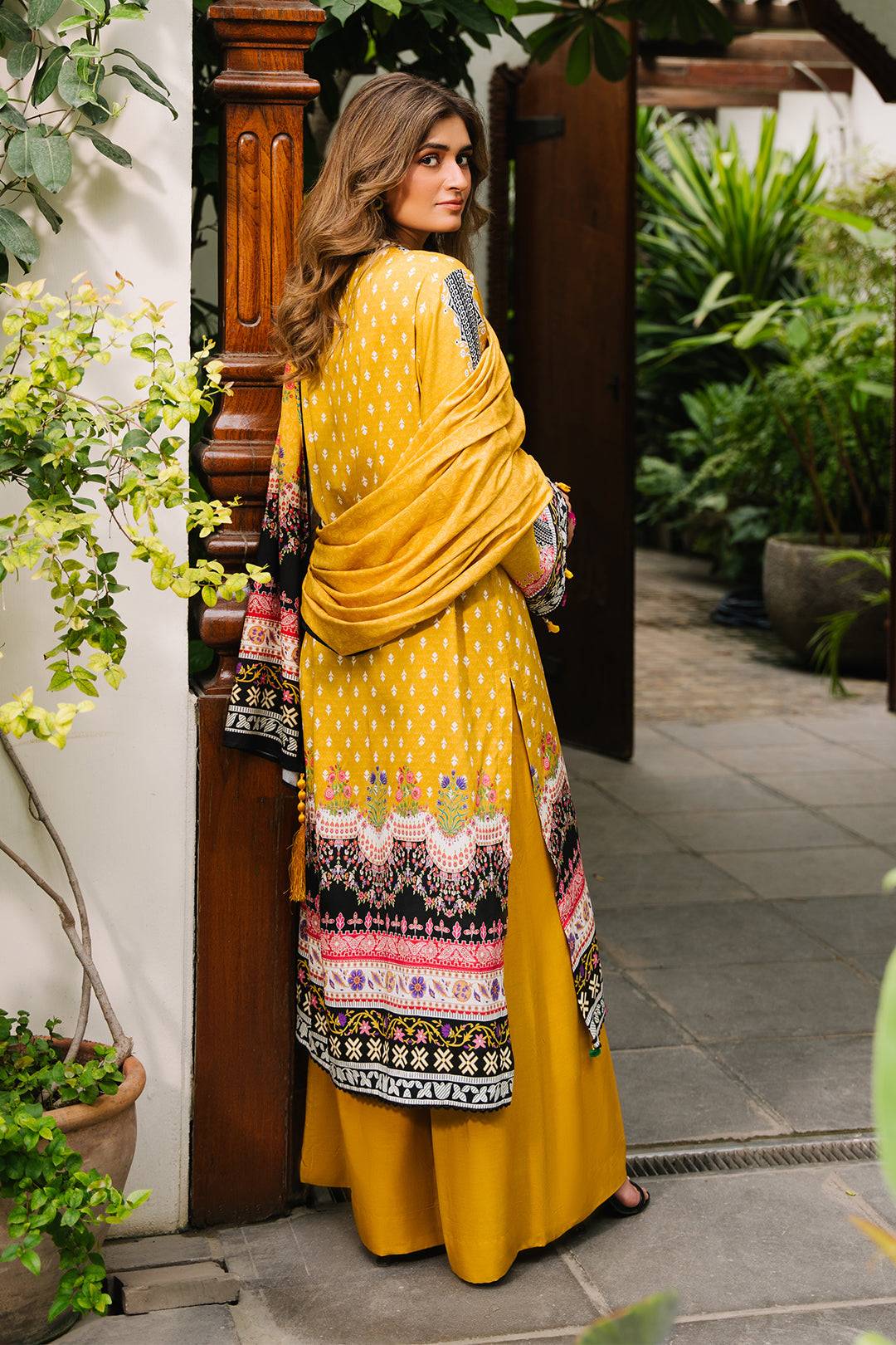 Zellbury | Unstitched 3 Piece Viscose | Shirt Shalwar Dupatta - 0205 by Maria Faisal - Registered Vendor of : Zellbury Women - type : Essential Unstitched - 100% original wedding dresses