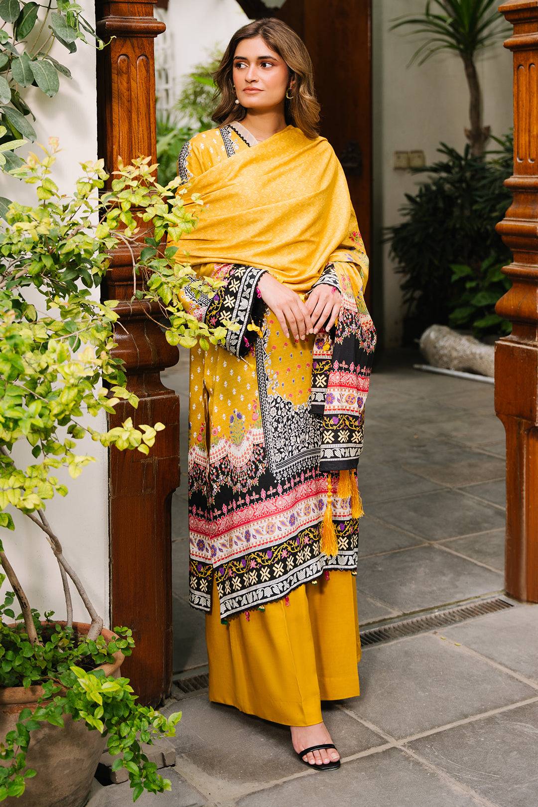 Zellbury | Unstitched 3 Piece Viscose | Shirt Shalwar Dupatta - 0205 by Maria Faisal - Registered Vendor of : Zellbury Women - type : Essential Unstitched - 100% original wedding dresses
