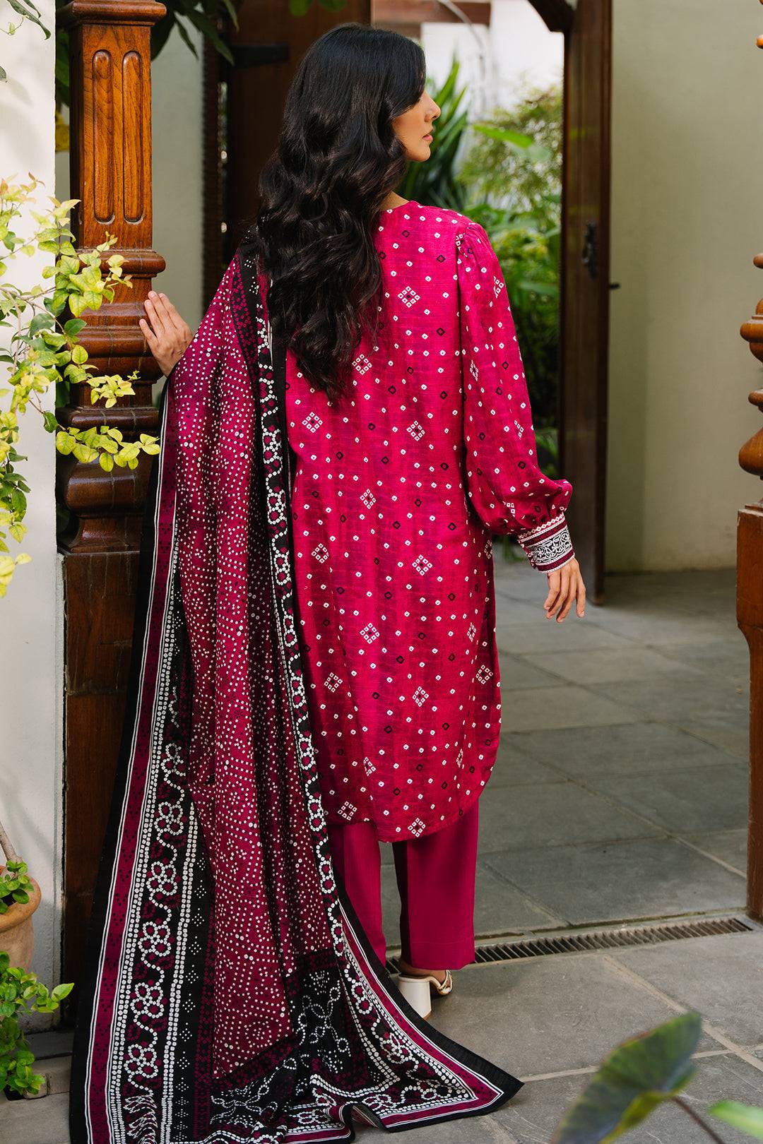 Zellbury | Unstitched 3 Piece Khaddar | Shirt Shalwar Dupatta - 0269 by Maria Faisal - Registered Vendor of : Zellbury Women - type : Essential Unstitched - 100% original wedding dresses