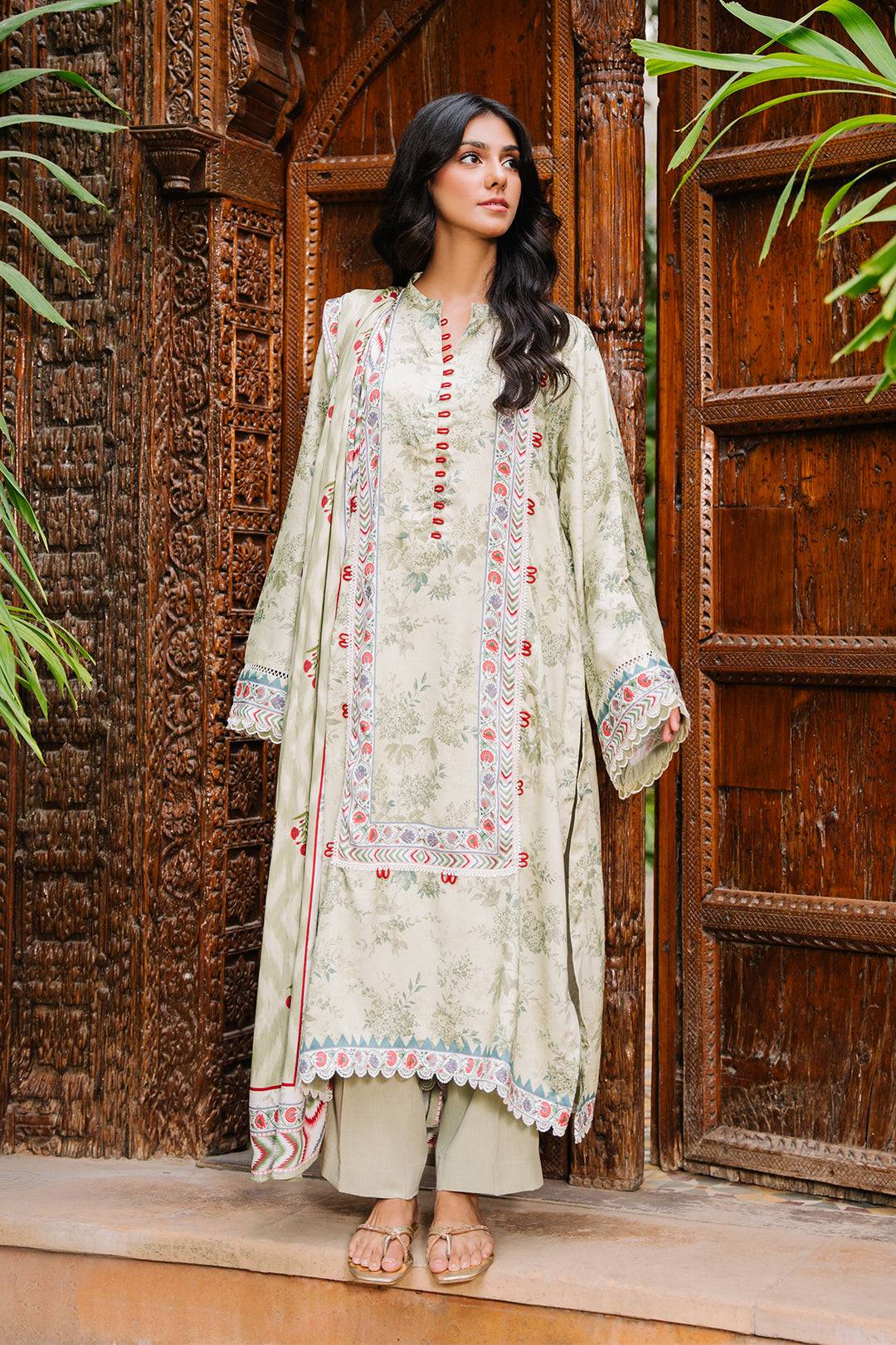 Zellbury | Unstitched 3 Piece Viscose | Shirt Shalwar Dupatta - 0278 by Maria Faisal - Registered Vendor of : Zellbury Women - type : Essential Unstitched - 100% original wedding dresses
