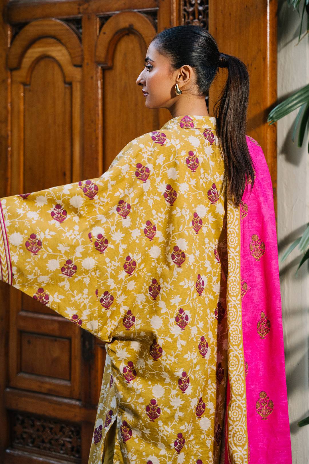 Zellbury | Unstitched 3 Piece Khaddar | Shirt Shalwar Dupatta - 0282 by Maria Faisal - Registered Vendor of : Zellbury Women - type : Essential Unstitched - 100% original wedding dresses