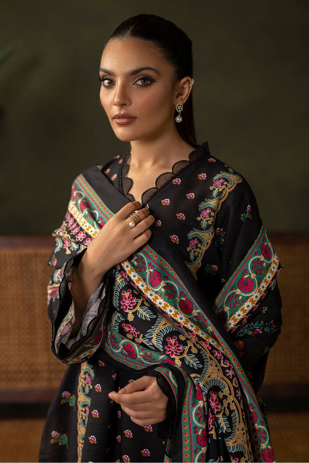 Zellbury | Unstitched 3 Piece Khaddar | Shirt Shalwar Shawl - 0286 by Maria Faisal - Registered Vendor of : Zellbury Women - type : Essential Unstitched - 100% original wedding dresses