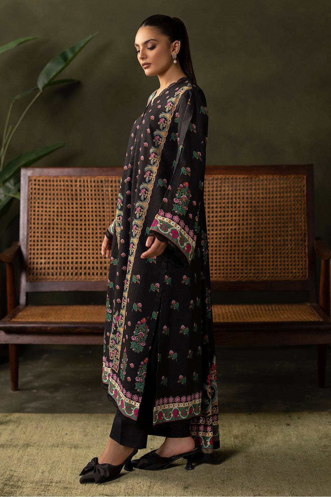 Zellbury | Unstitched 3 Piece Khaddar | Shirt Shalwar Shawl - 0286 by Maria Faisal - Registered Vendor of : Zellbury Women - type : Essential Unstitched - 100% original wedding dresses