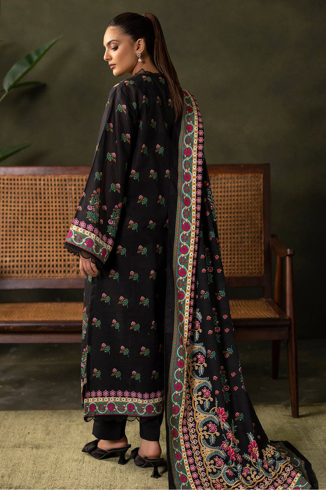 Zellbury | Unstitched 3 Piece Khaddar | Shirt Shalwar Shawl - 0286 by Maria Faisal - Registered Vendor of : Zellbury Women - type : Essential Unstitched - 100% original wedding dresses