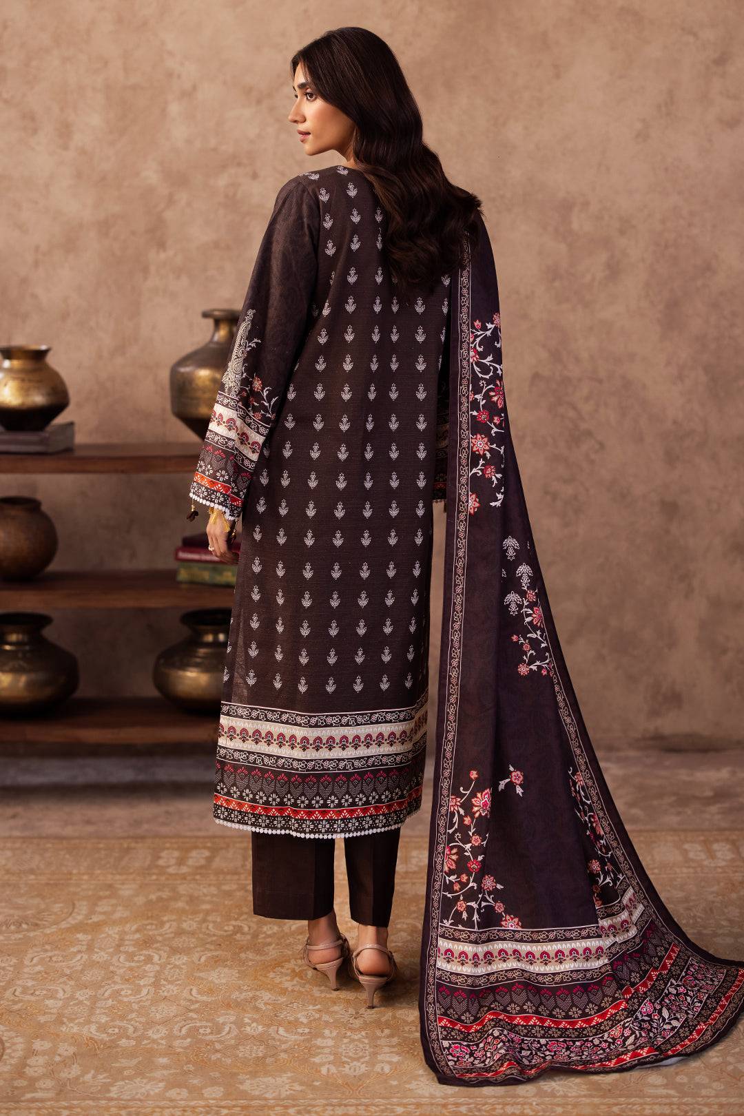 Zellbury | Unstitched 3 Piece Khaddar | Shirt Shalwar Dupatta - 0288 by Maria Faisal - Registered Vendor of : Zellbury Women - type : Essential Unstitched - 100% original wedding dresses