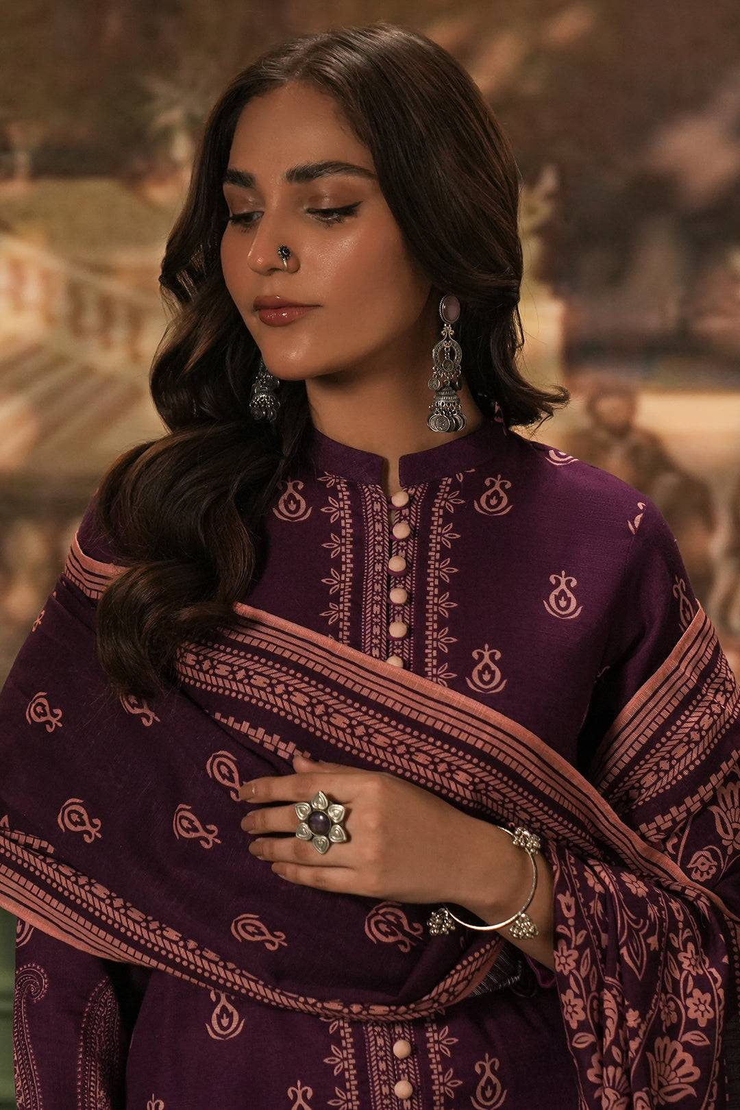 Zellbury | Unstitched 3 Piece Khaddar | Shirt Shalwar Dupatta - 0360 by Maria Faisal - Registered Vendor of : Zellbury Women - type : Essential Unstitched - 100% original wedding dresses