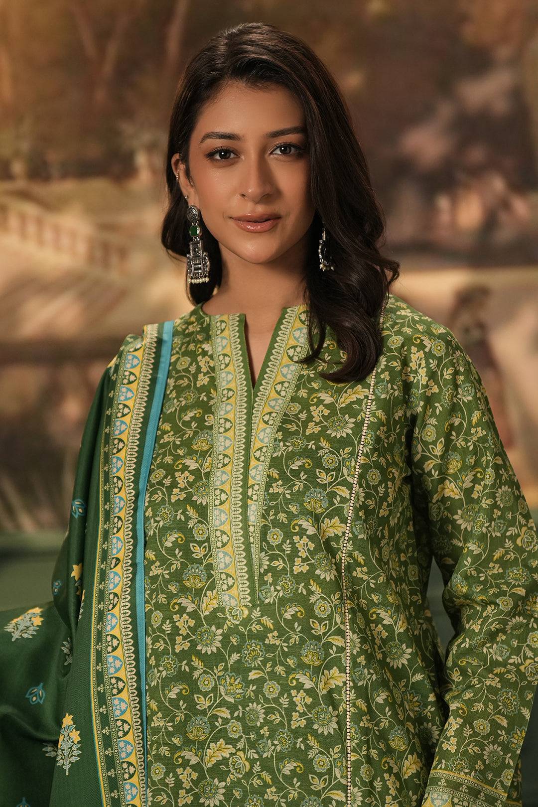 Zellbury | Unstitched 3 Piece Khaddar | Shirt Shalwar Shawl - 0384 by Maria Faisal - Registered Vendor of : Zellbury Women - type : Essential Unstitched - 100% original wedding dresses