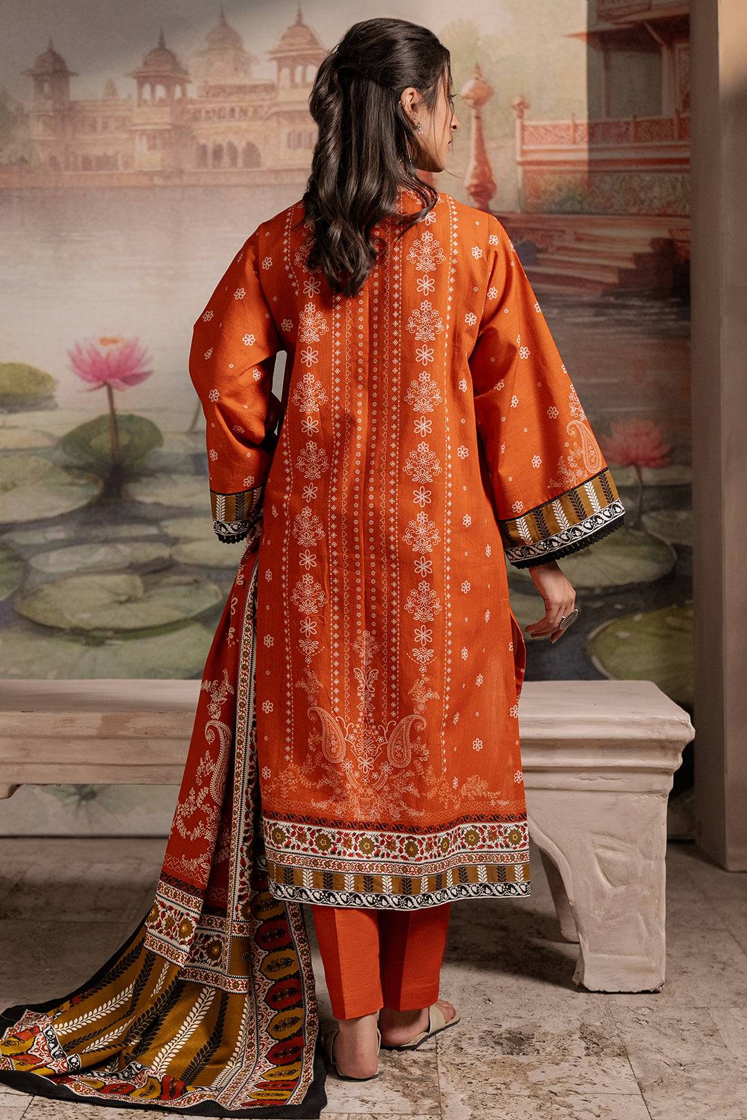 Zellbury | Unstitched 3 Piece Khaddar | Shirt Shalwar Shawl - 0391 by Maria Faisal - Registered Vendor of : Zellbury Women - type : Essential Unstitched - 100% original wedding dresses