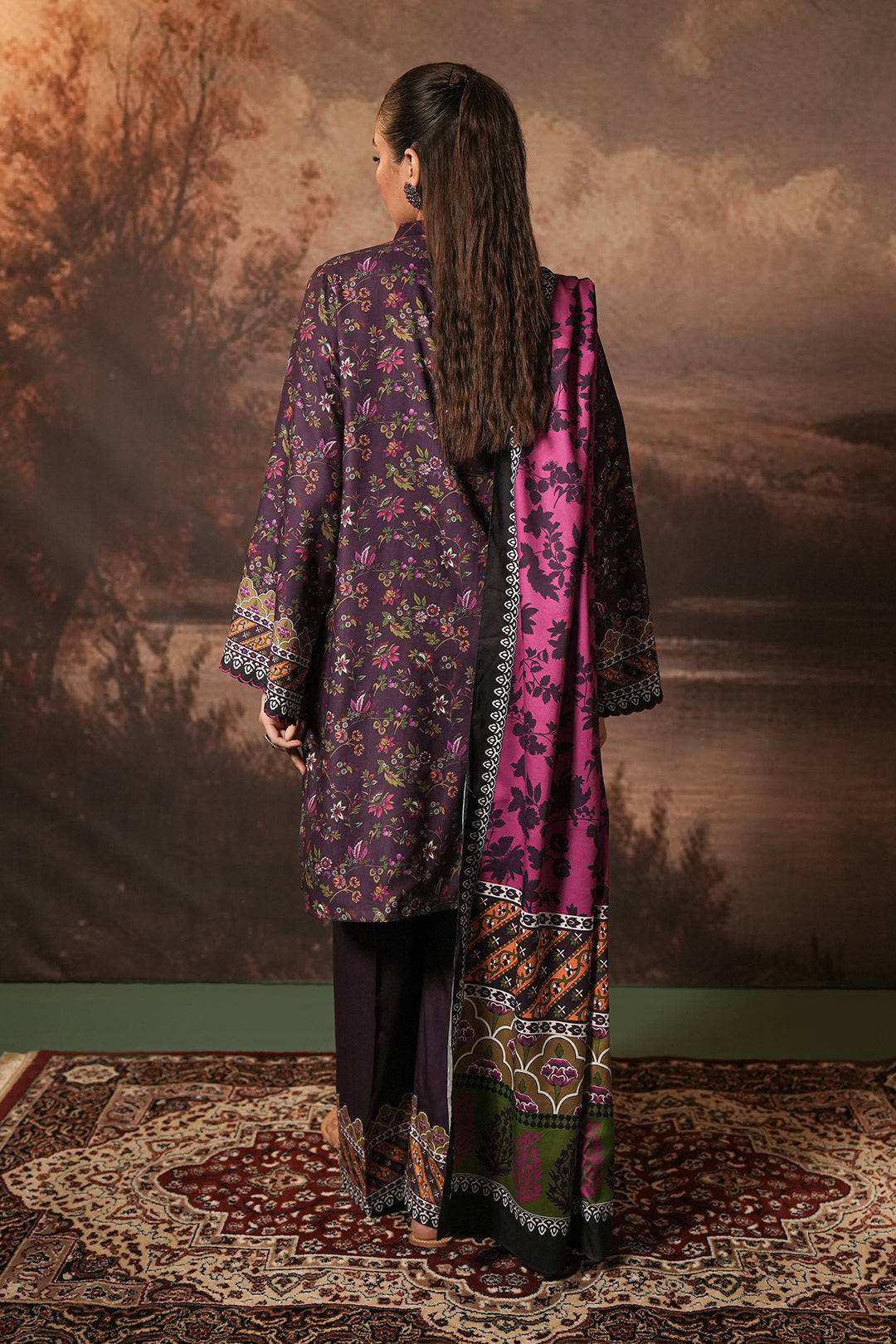 Zellbury | Unstitched 3 Piece Cotail | Shirt Shalwar Dupatta - 0399 by Maria Faisal - Registered Vendor of : Zellbury Women - type : Essential Unstitched - 100% original wedding dresses