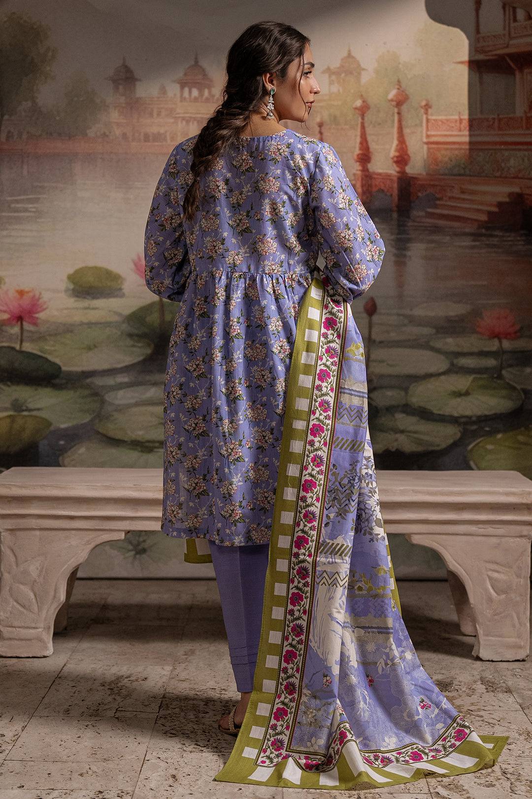 Zellbury | Unstitched 3 Piece Khaddar | Shirt Shalwar Dupatta - 0451 by Maria Faisal - Registered Vendor of : Zellbury Women - type : Essential Unstitched - 100% original wedding dresses