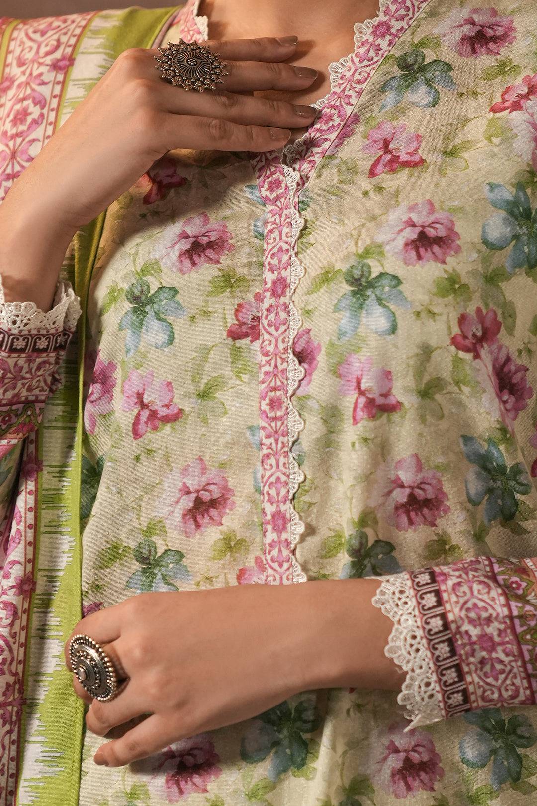 Zellbury | Unstitched 3 Piece Karandi | Shirt Shalwar Dupatta - 0458 by Maria Faisal - Registered Vendor of : Zellbury Women - type : Essential Unstitched - 100% original wedding dresses