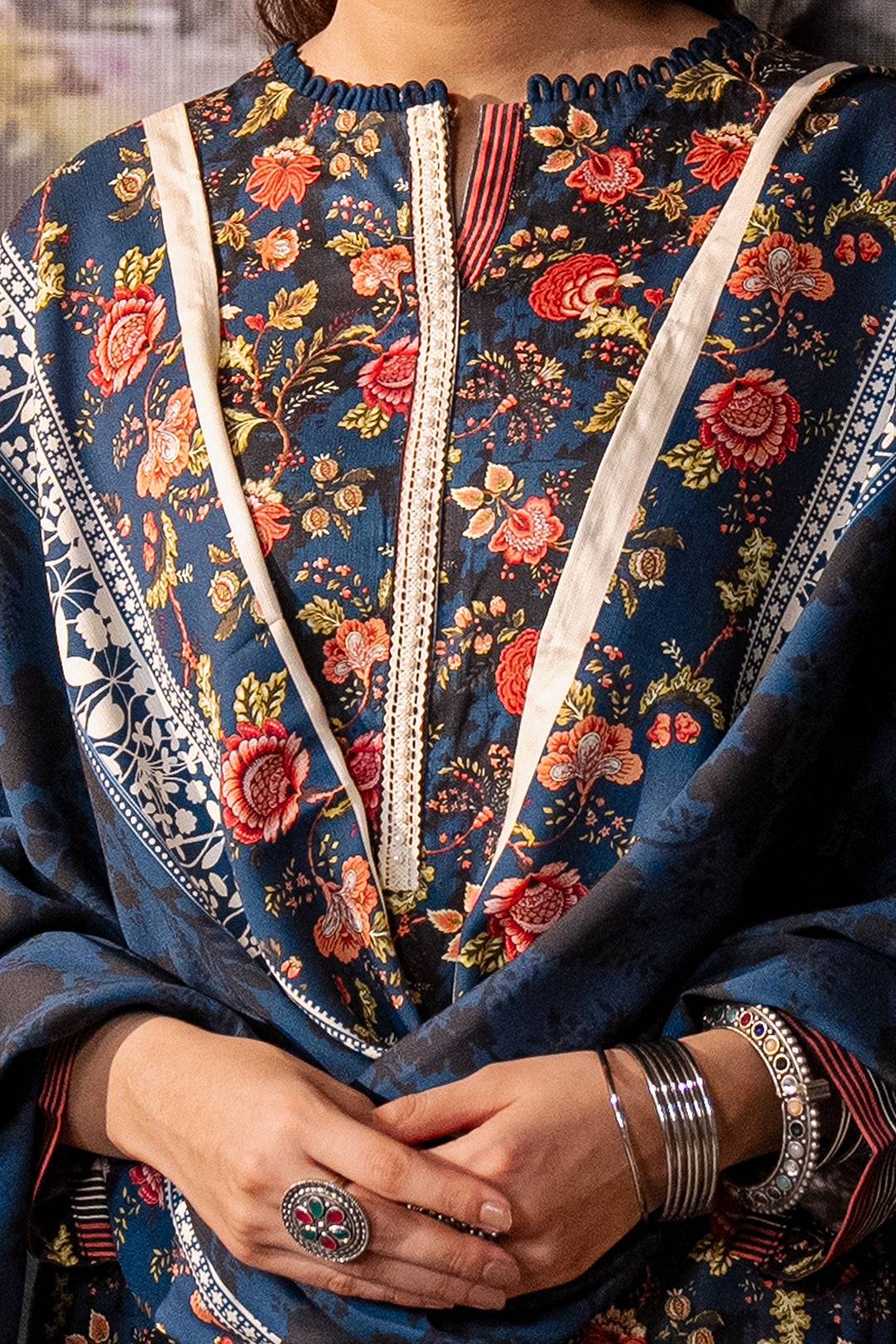 Zellbury | Unstitched 3 Piece Cotail | Shirt Shalwar Dupatta - 0470 by Maria Faisal - Registered Vendor of : Zellbury Women - type : Essential Unstitched - 100% original wedding dresses