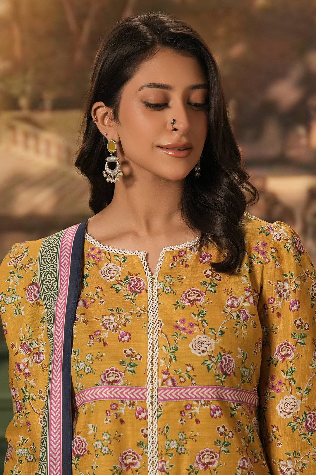 Zellbury | Unstitched 3 Piece Khaddar | Shirt Shalwar Dupatta - 0472 by Maria Faisal - Registered Vendor of : Zellbury Women - type : Essential Unstitched - 100% original wedding dresses