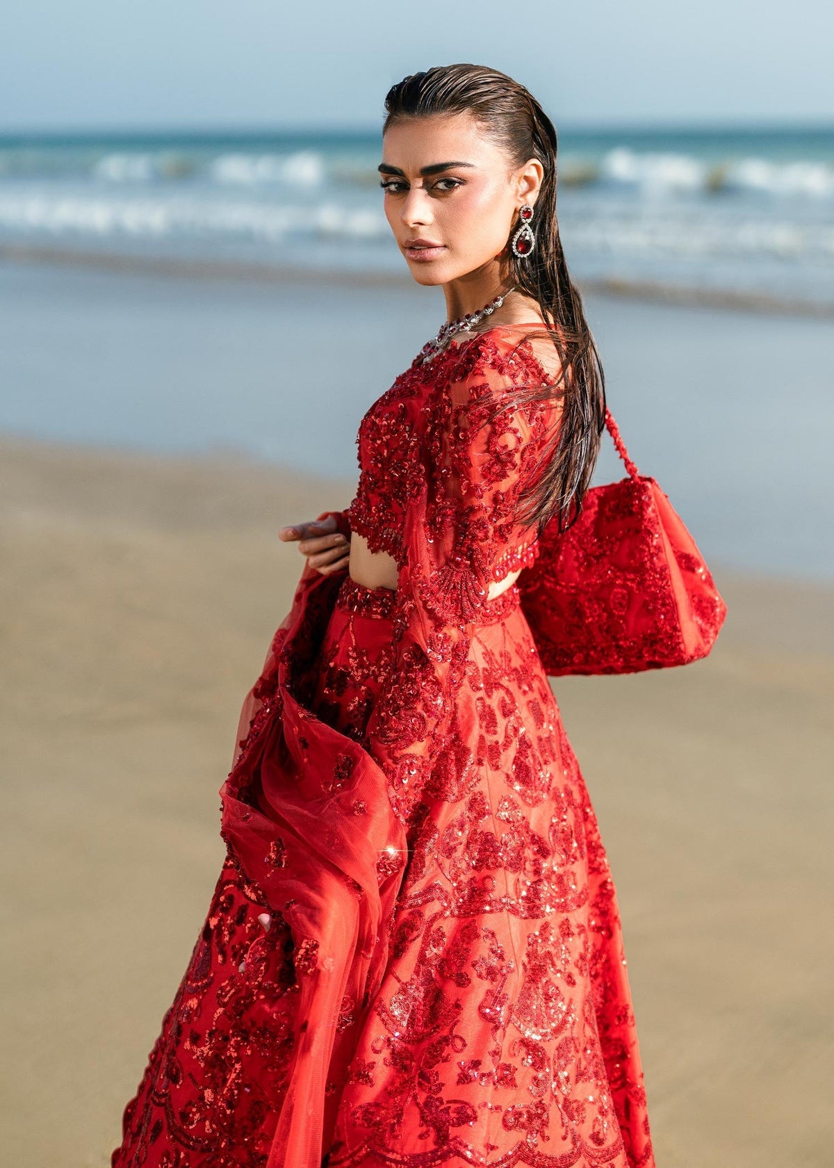 Waqas Shah | Amariage Luxury Formals | Ruby - Ladies Clothes - Maria Faisal
